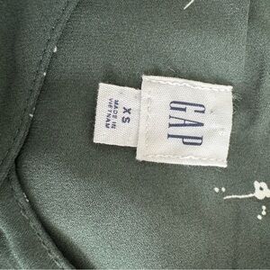 GAP Olive Green Blouse XS